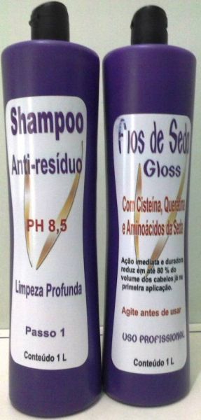 Gloss Escova Progressiva Fios de Seda Hamate